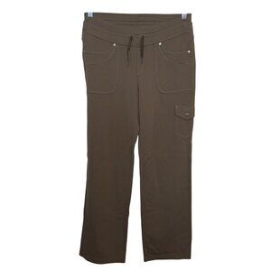 Kuhl Womens Brown Cargo Pants Drawstring Waist Size 10 Reg